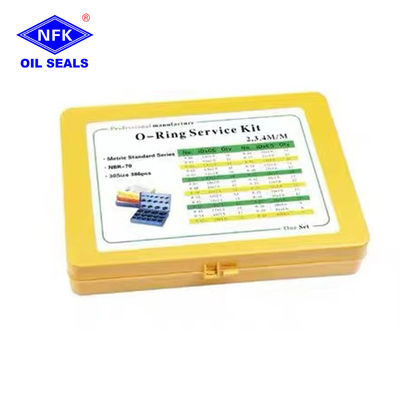 AS 568 Standard Series 506 Pieces Green Color Box O-Ring  Control Valve Seal Kit O Ring Kit Repair Kit