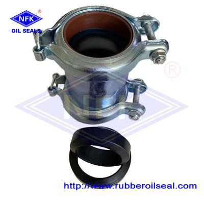 Pressure Resistant Pipe Rubber Seal Coupling NBR FKM Pipe Assembly Rubber Ring