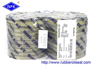 DINGZING Sceau de poussière de caoutchouc ME-1N 100×114×8 TPU/8L95+SPCC Beige 95A Sceau de poussière lourd